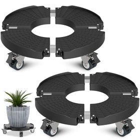 Goovilla plant dolly heavy duty in action supports large pots