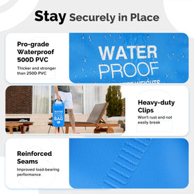 Goovilla 500D PVC material highlights durable waterproof construction