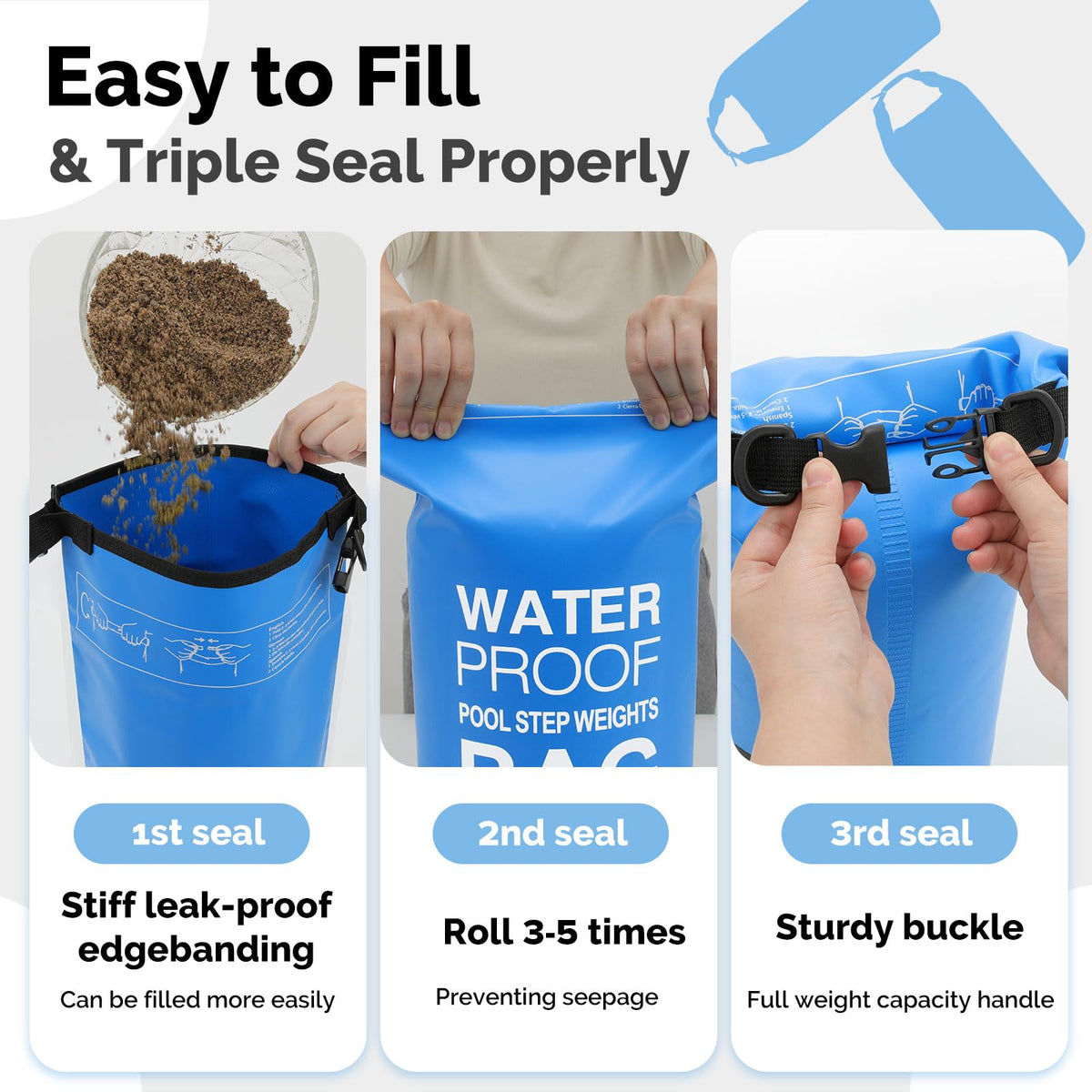 Goovilla top-fold buckle shows secure closure for leak resistance