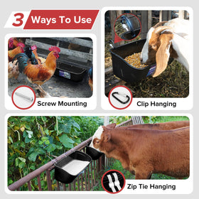 Goovilla BPA-free feeder close-up highlighting durable plastic