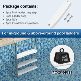 Goovilla stainless steel bolts kit for secure ladder installation
