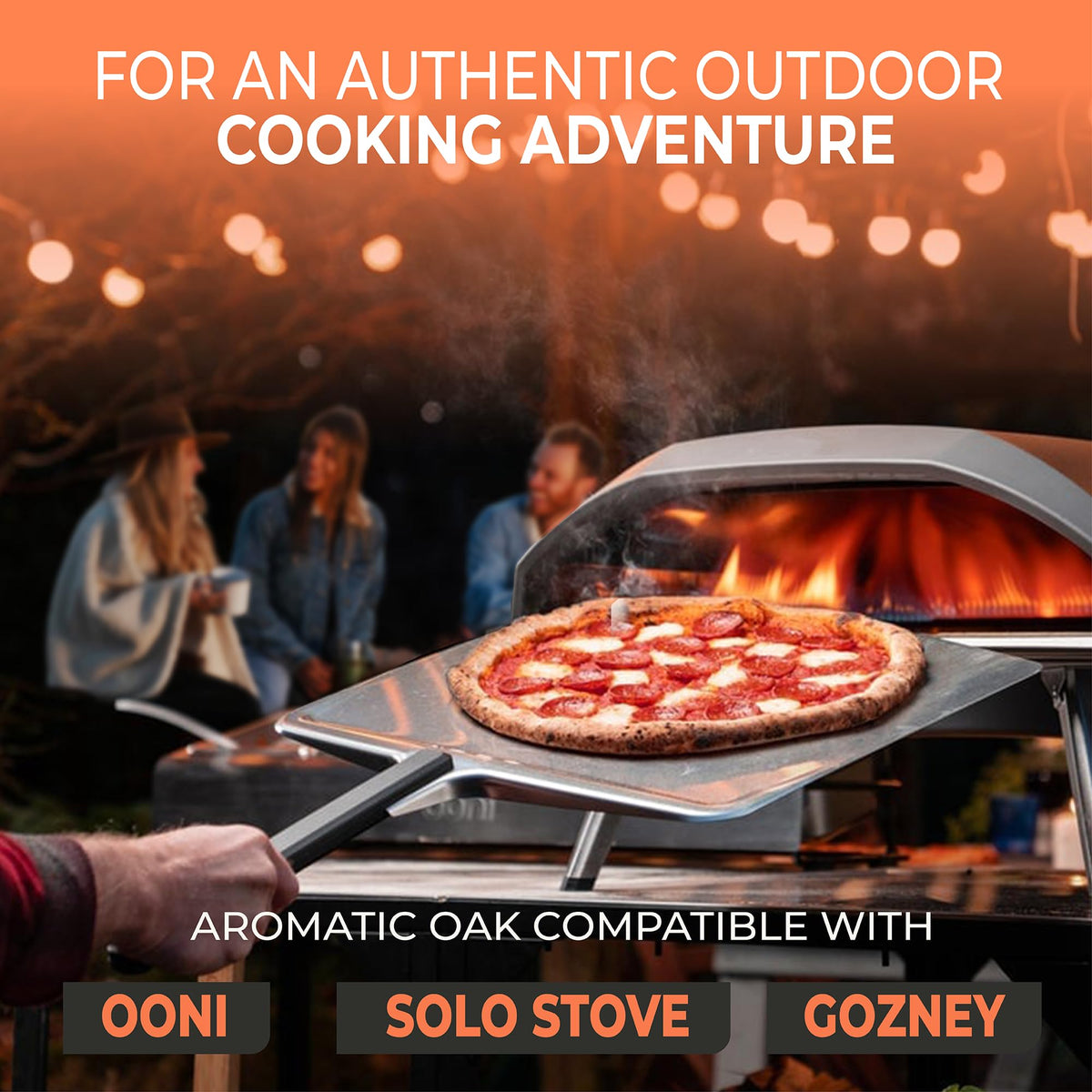 Goppli Clean Burn Wood minimizes ash for easier backyard cleanup.
