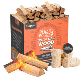 Goppli Rapid Heating Wood supports multiple pizza batches per session.
