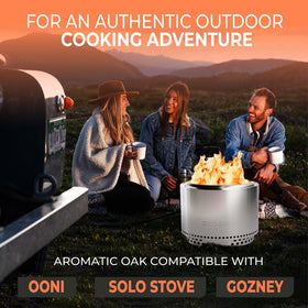 Goppli Universal Compatibility wood works with many ovens and grills.
