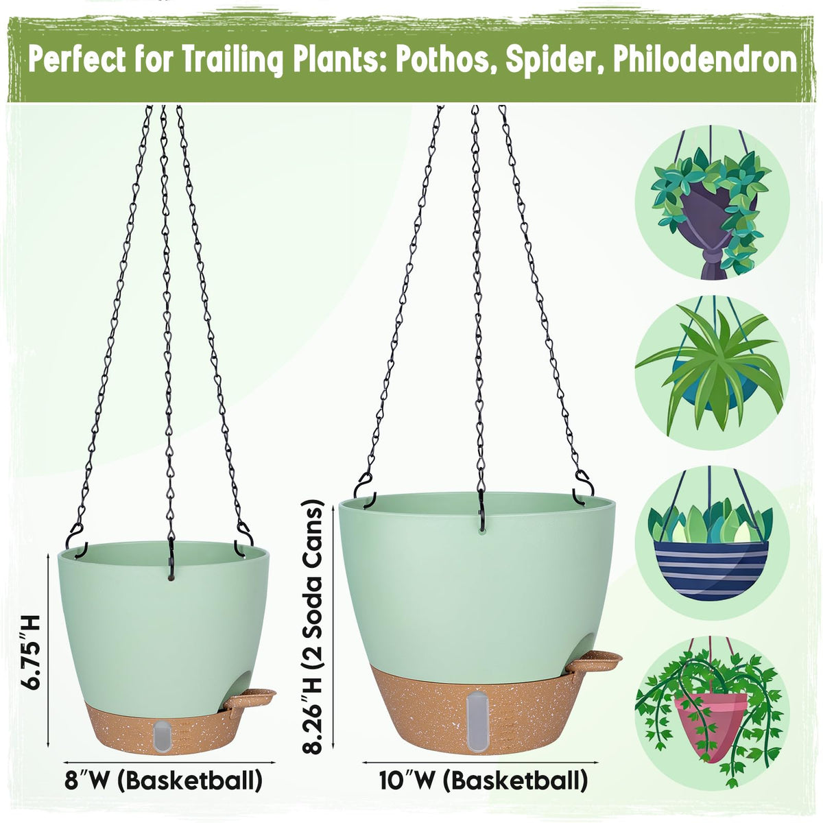 Goproauto planter with detachable reservoir tray for clean, spill-free refills.