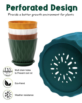 Goproauto weather-resistant planter endures temperature changes with no cracking.