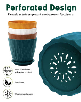 Goproauto thick-sturdy polypropylene planter emphasizes durability and long-lasting performance.