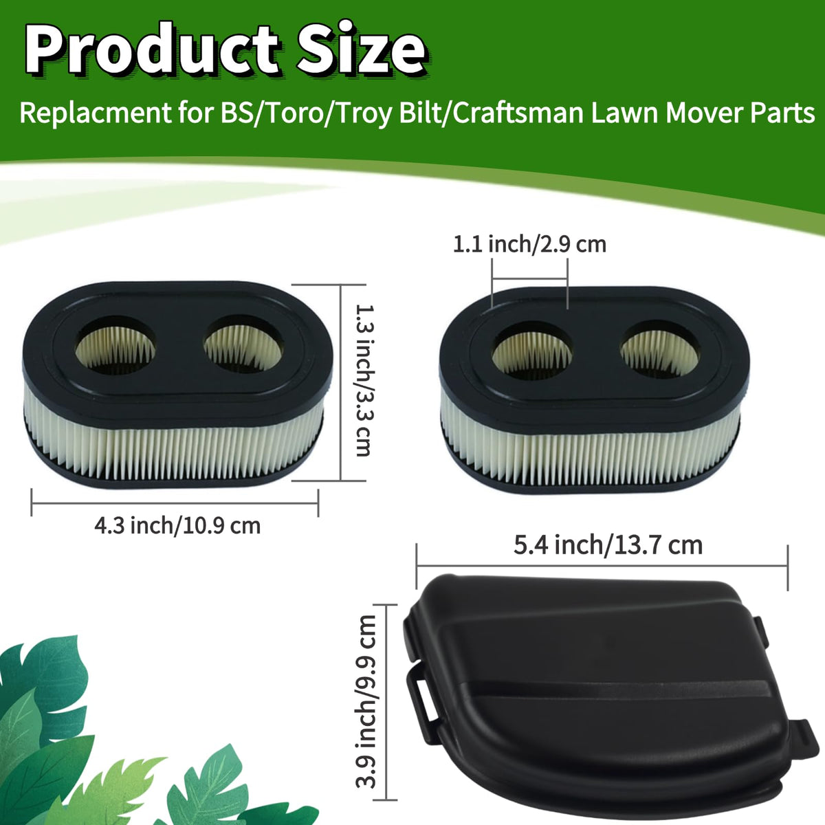 Gopupu 594106 air cleaner cover close-up highlighting sturdy build and compatibility