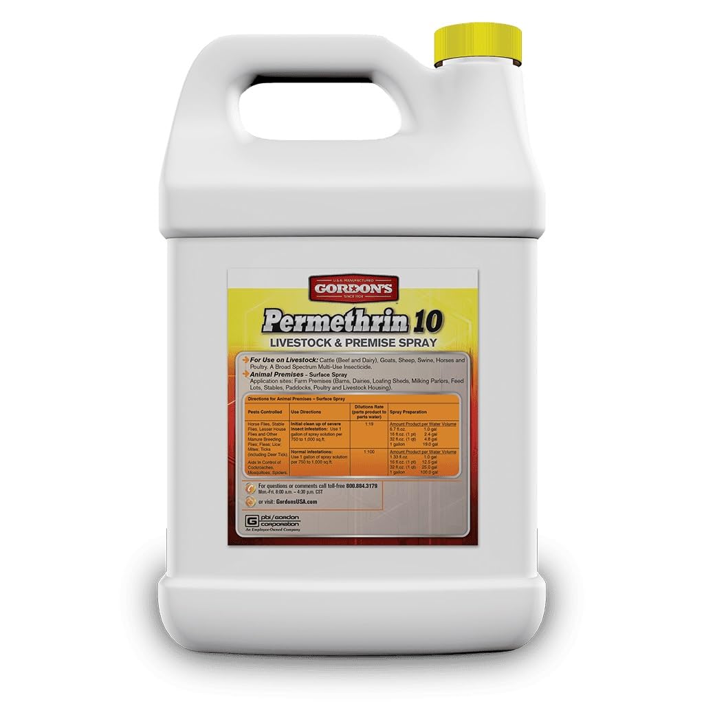 Gordon's Permethrin 10 spray nozzle close-up for quick application.