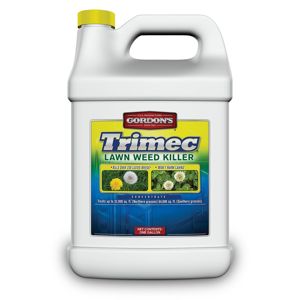 GORDON'S Trimec lawn weed killer bottle for broadleaf weed control in lawns