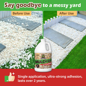 GoRezn Mulch Glue sprayer-application shows ready-to-use setup for fast coverage.