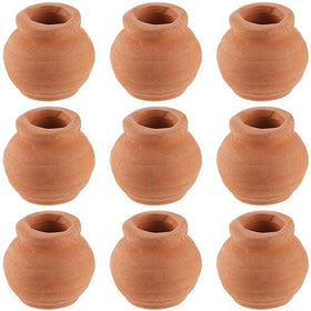 GORGECRAFT polymer clay pots close-up shows durable finish for long-lasting décor.