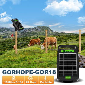 Gorhope 0-18J output device delivering compact energy for effective fencing.