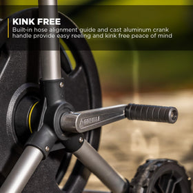Gorilla Carts brass fittings image underscores no-leak connections