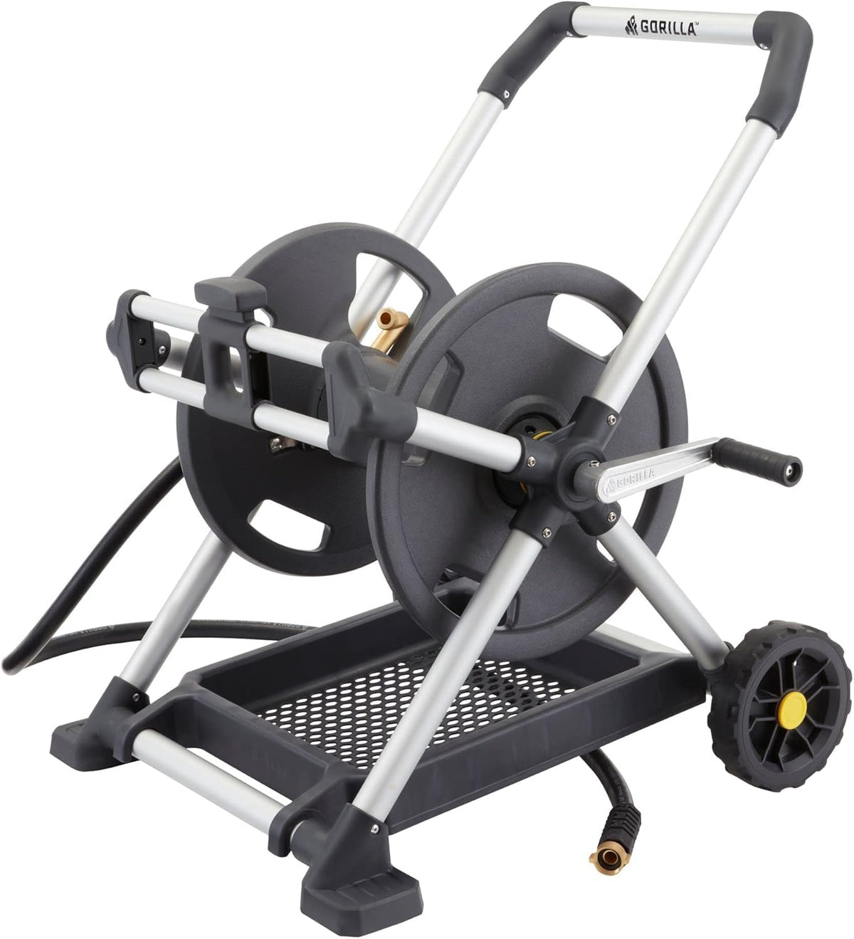 Gorilla Carts easy-crank operation enables smooth winding.