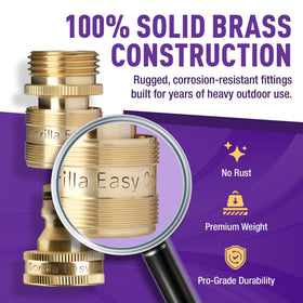 Gorilla Easy Connect 200 PSI rating supports versatile garden tasks.