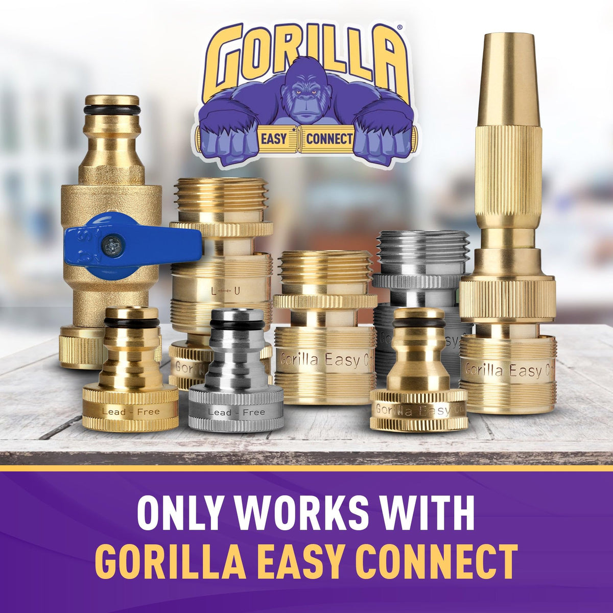 Gorilla Easy Connect compatibility highlights set-based use with other components.