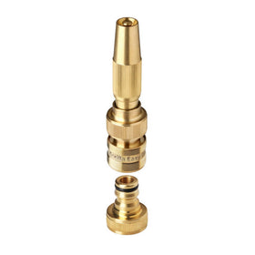 Gorilla Easy Connect nozzle: adjustable spray for precise watering.