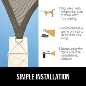 Gorilla Grip breathable fabric allows airflow for a cooler outdoor space.