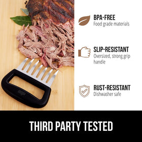 GORILLA GRIP rust-resistant and dishwasher-safe for easy cleanup.