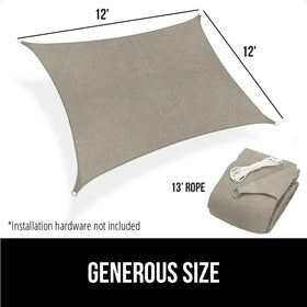 Gorilla Grip gray shade complements modern outdoor spaces with practical sun control.