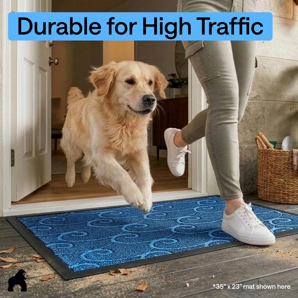 Gorilla Grip suited for high-traffic areas and daily use.