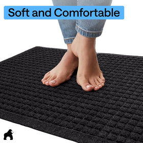 GORILLA GRIP HydroABSORB 29x17 inch entry mat for wide doorways