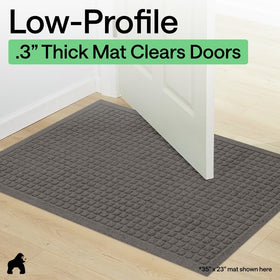 GORILLA GRIP HydroAbsorb mat sized 35x23 inches for entryways
