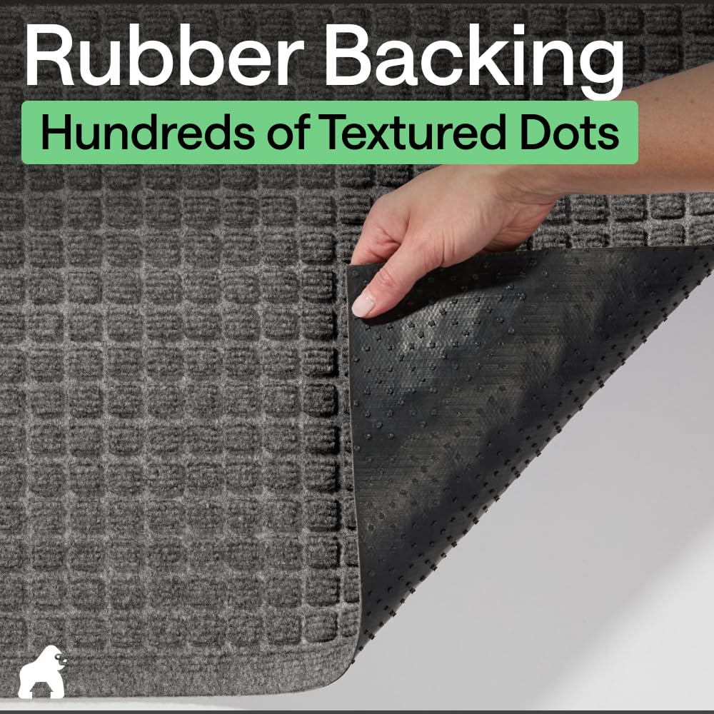 GORILLA GRIP HydroAbsorb mat designed for high-traffic areas