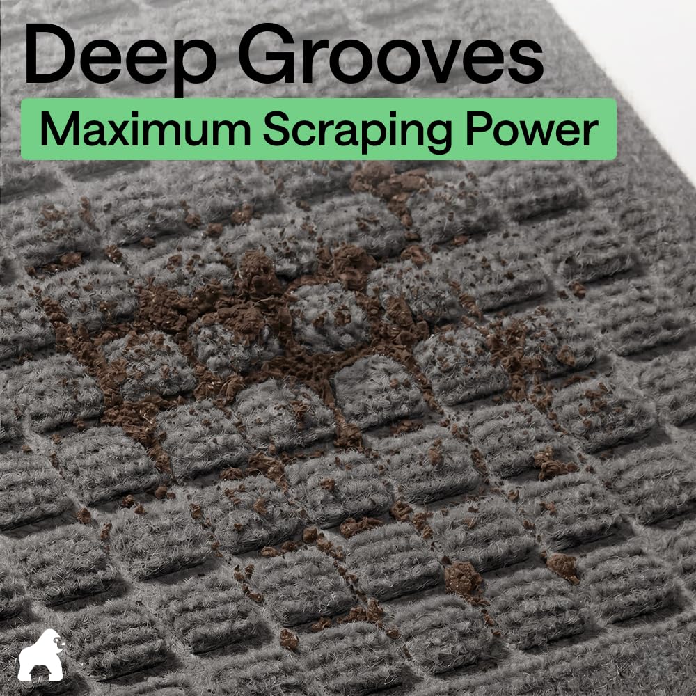 GORILLA GRIP HydroAbsorb mat demonstrating stain resistance
