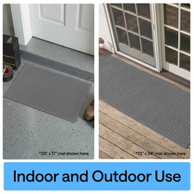 Gorilla Grip HydroAbsorb grey mat complements any entryway aesthetic.