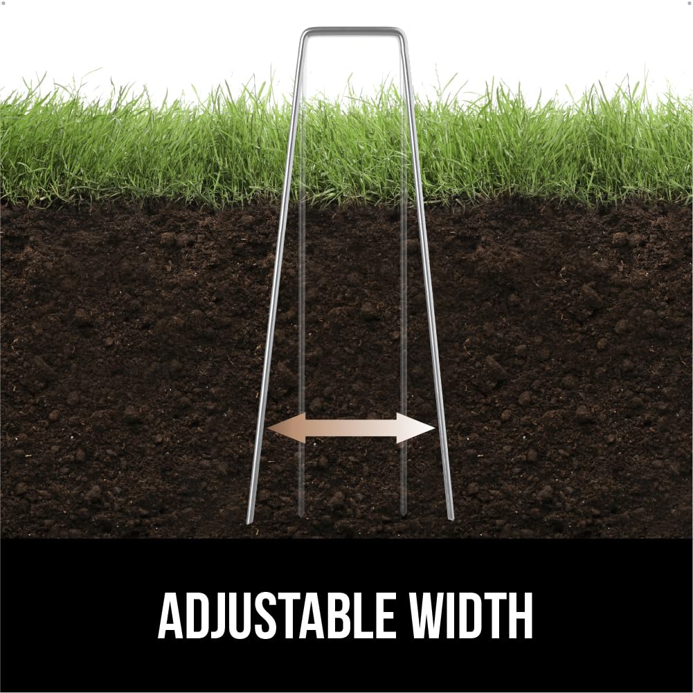 GORILLA GRIP secure drip tubing and irrigation lines with reliable anchoring