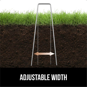 GORILLA GRIP secure drip tubing and irrigation lines with reliable anchoring