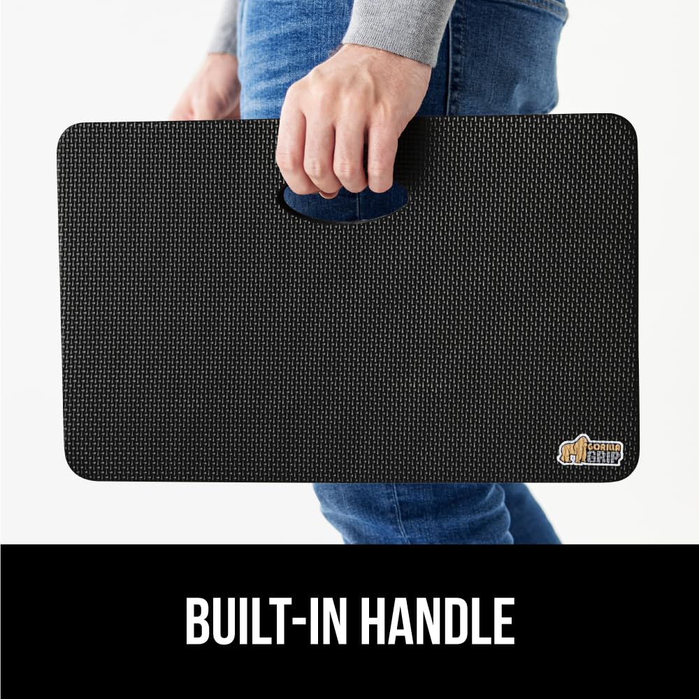 GORILLA GRIP kneeling pad outdoor-friendly design supports gardening tasks and DIY projects.