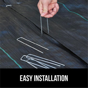 GORILLA GRIP outdoor cable and netting stakes stay firmly planted