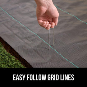 UV-stable exterior shown with Gorilla Grip underlay for pathways.