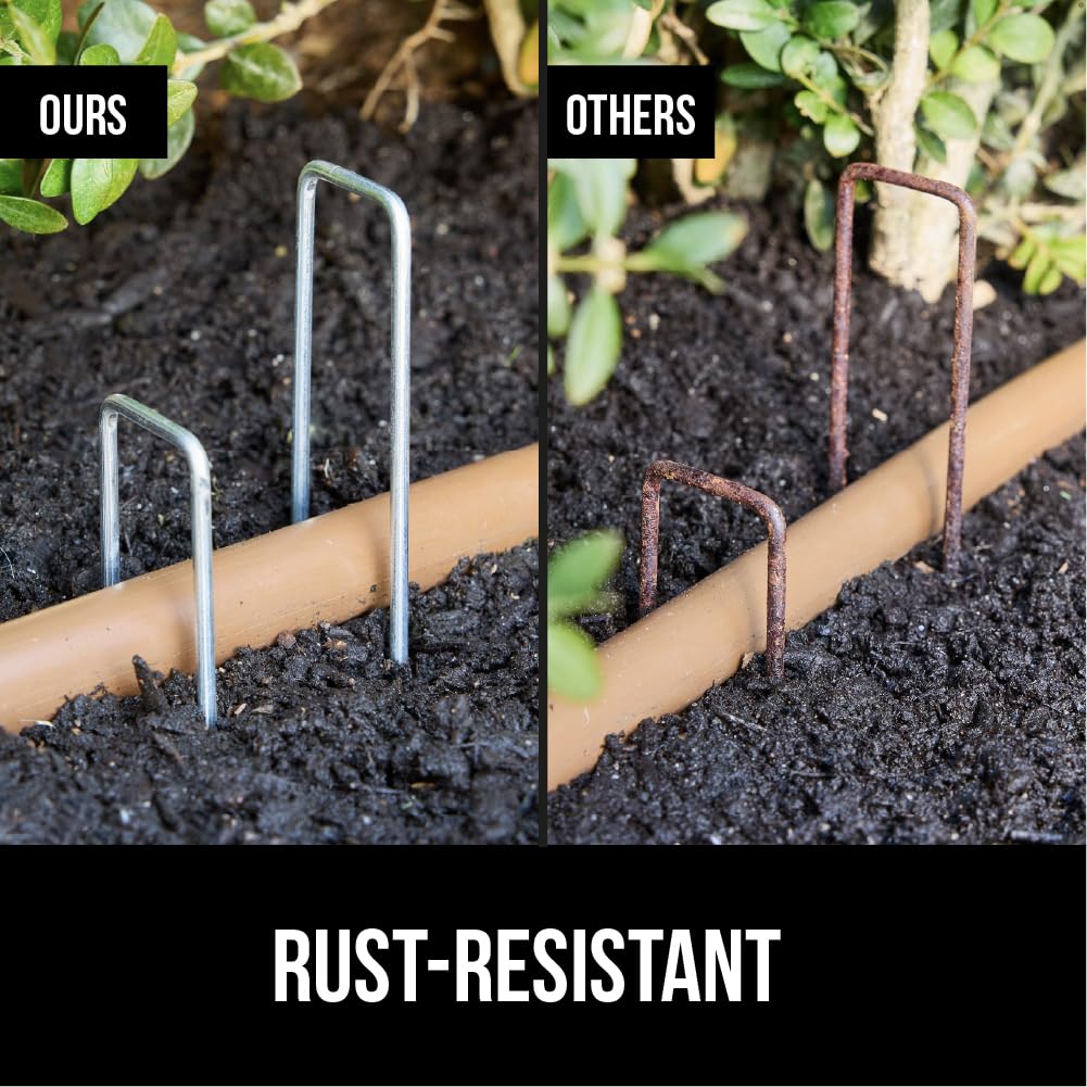 GORILLA GRIP reusable adjustable stakes simplify repositioning for future projects