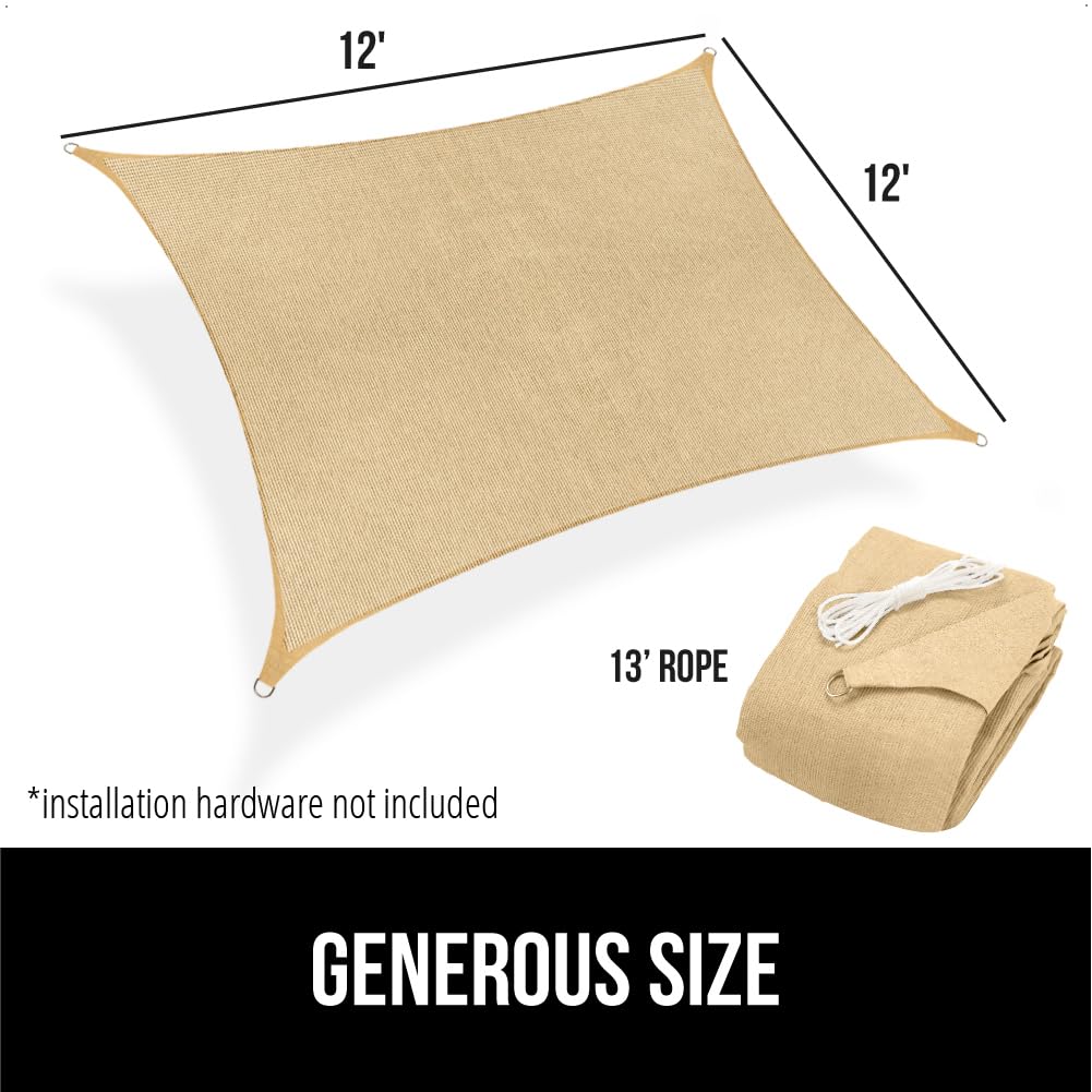 GORILLA GRIP durable sand shade canopy for outdoor lounging and dining