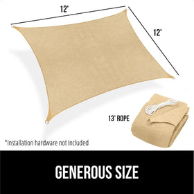 GORILLA GRIP durable sand shade canopy for outdoor lounging and dining