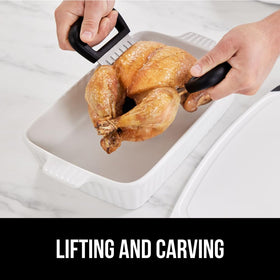 GORILLA GRIP meat shredder claws handle beef, pork, and chicken with ease.