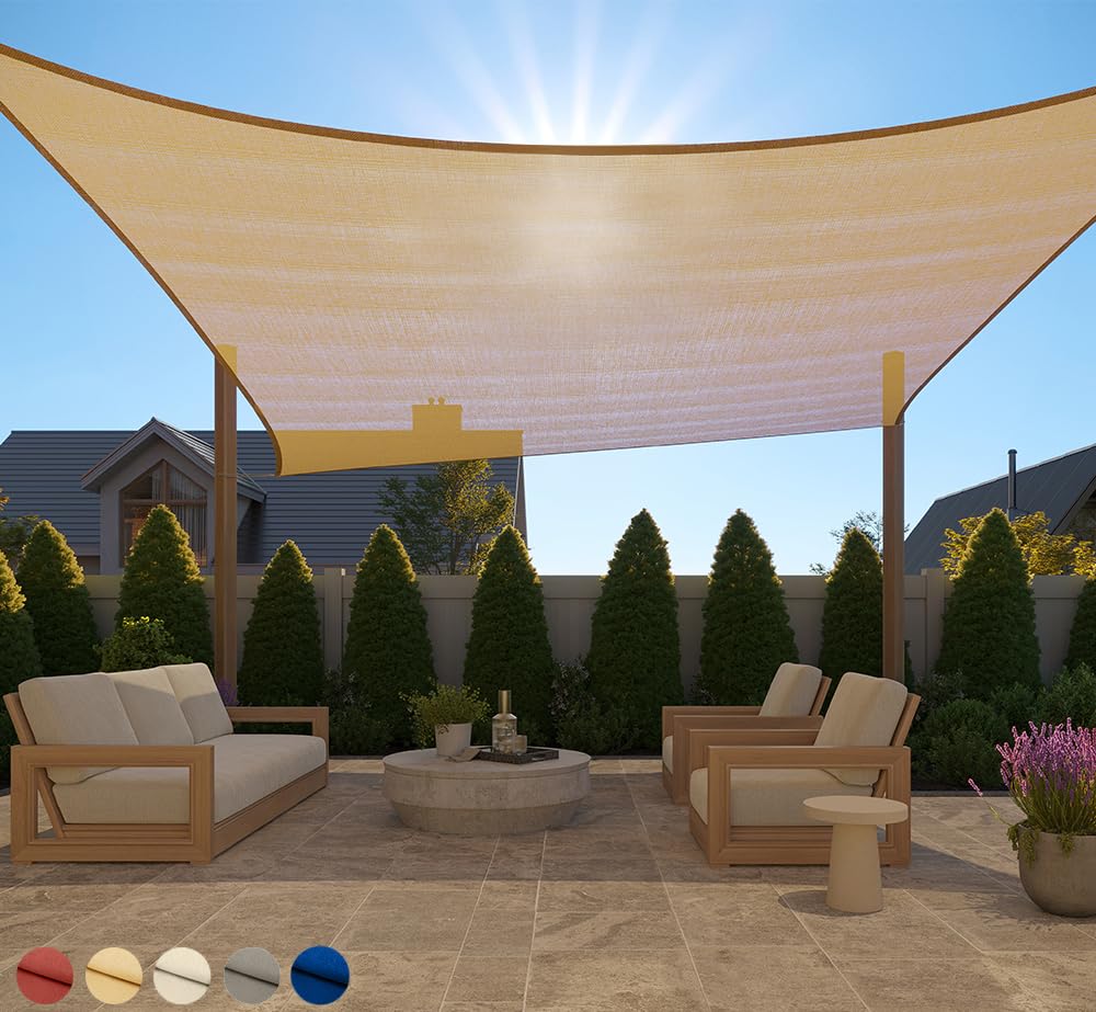 GORILLA GRIP sun shade corner D-rings demonstrate strength and rust resistance for secure setup.