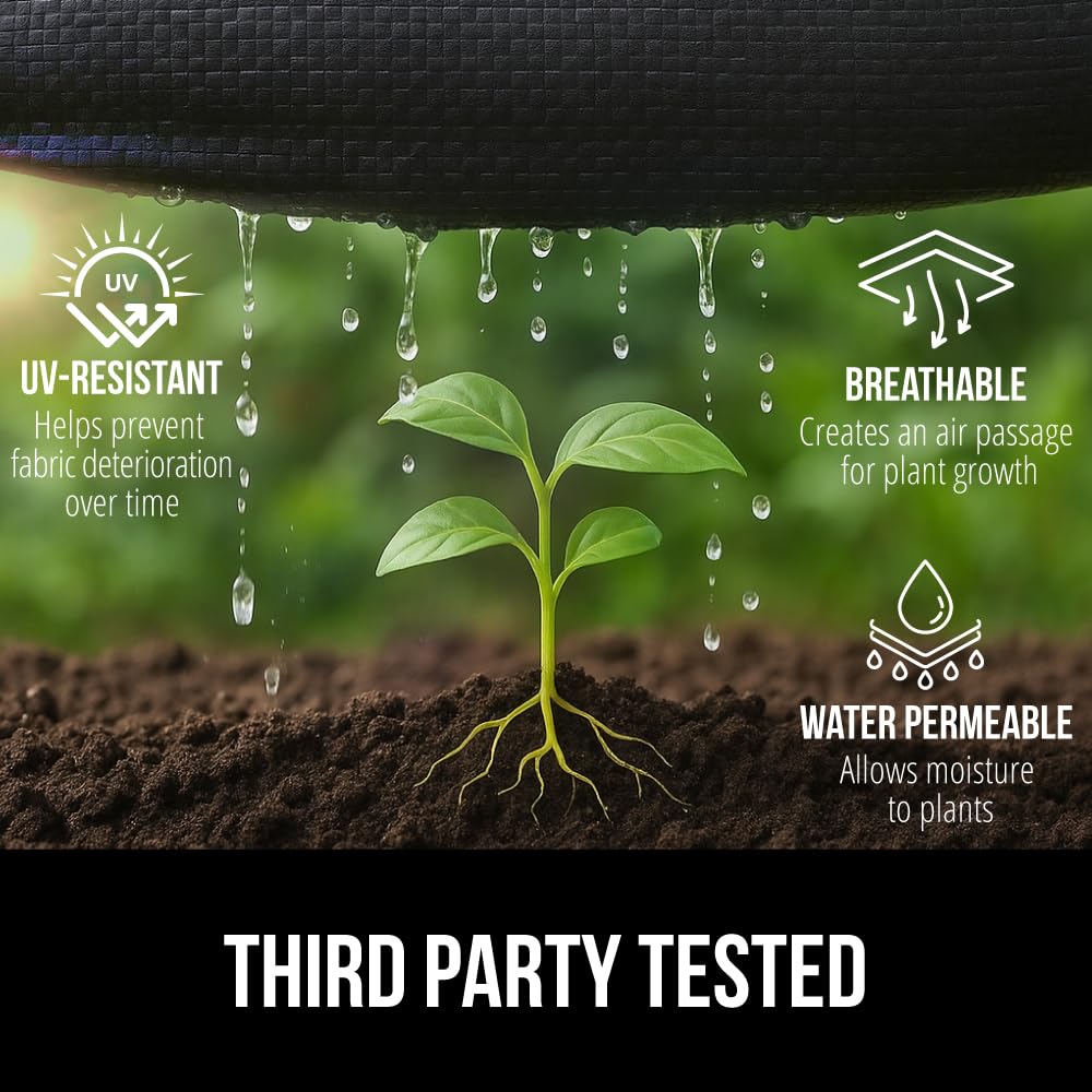 GORILLA GRIP UV-resistant weave resists outdoor weather.