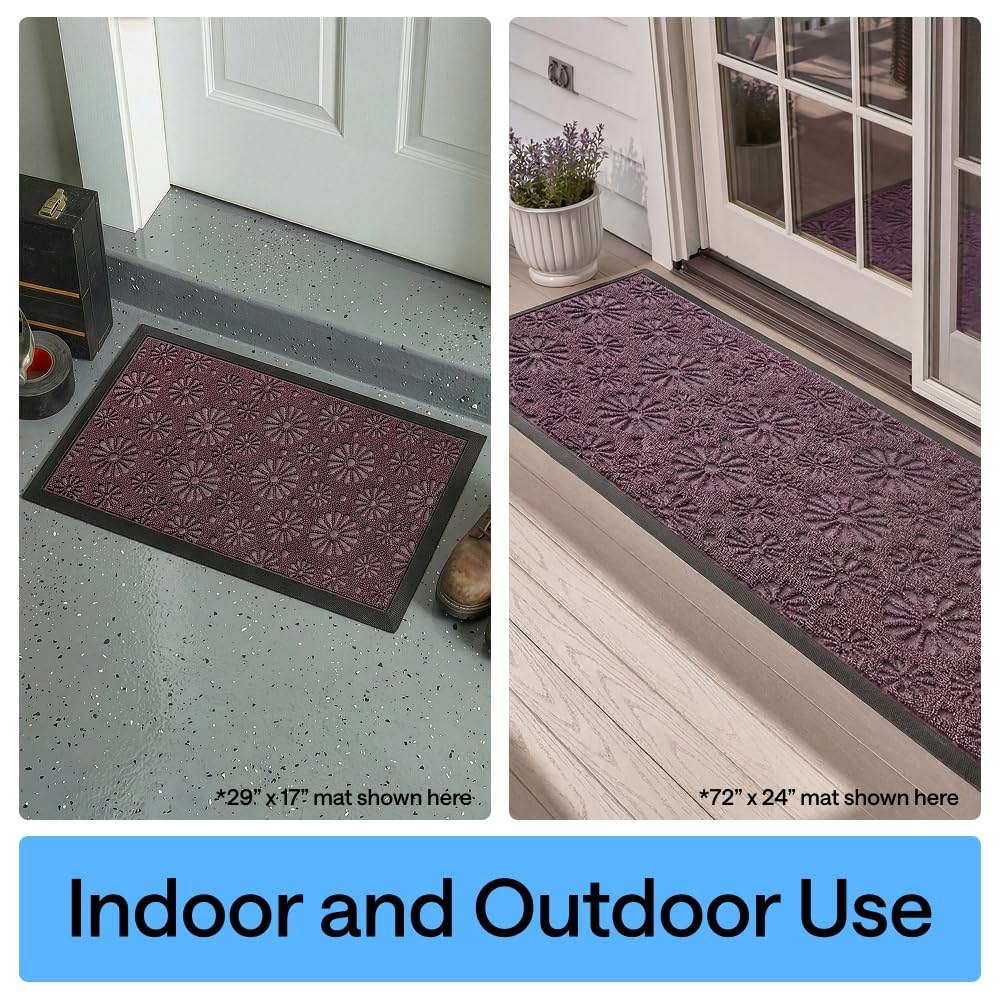 GORILLA GRIP WeatherMAX doormat easy-clean surface for quick wipe-down