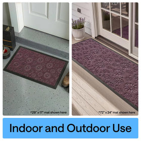 GORILLA GRIP WeatherMAX doormat easy-clean surface for quick wipe-down