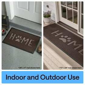 GORILLA GRIP WeatherMAX durable doormat handles high-traffic entries.