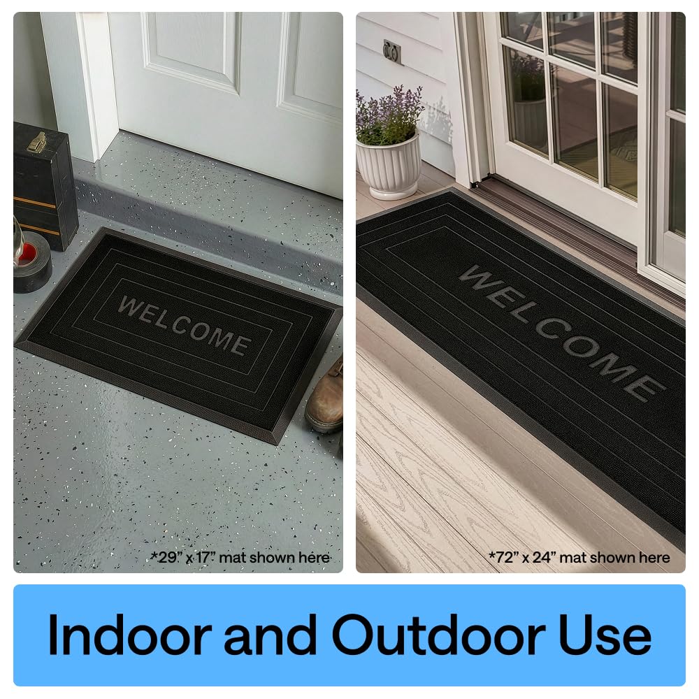 GORILLA GRIP WeatherMAX doormat easy-clean surface for quick maintenance