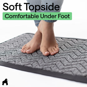 Gorilla Grip WeatherMAX doormat easy-clean surface close-up