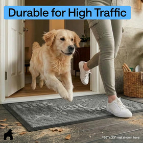 Easy-clean WeatherMAX mat withstands seasonal debris with simple maintenance.