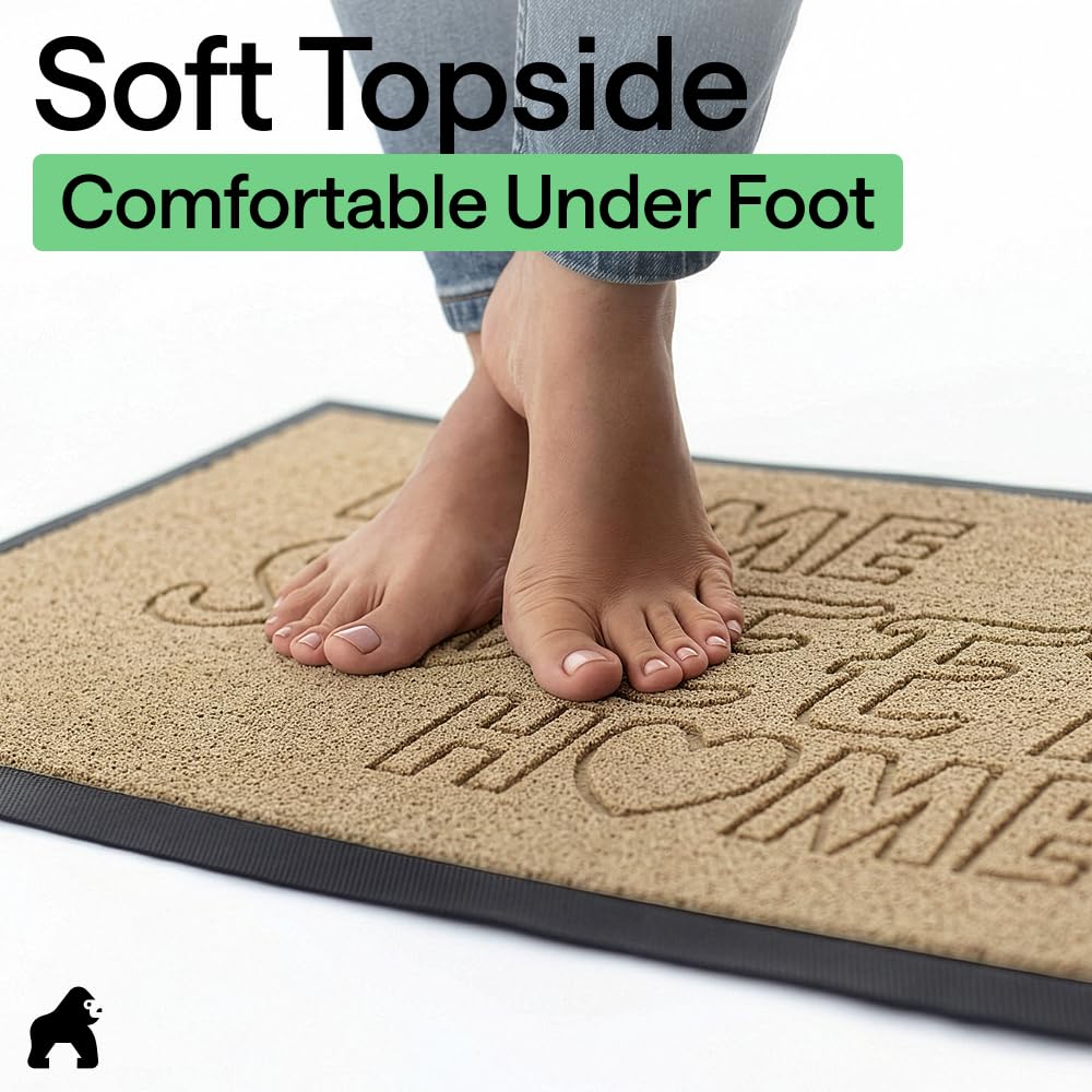 GORILLA GRIP WeatherMAX easy-clean surface supports quick maintenance.