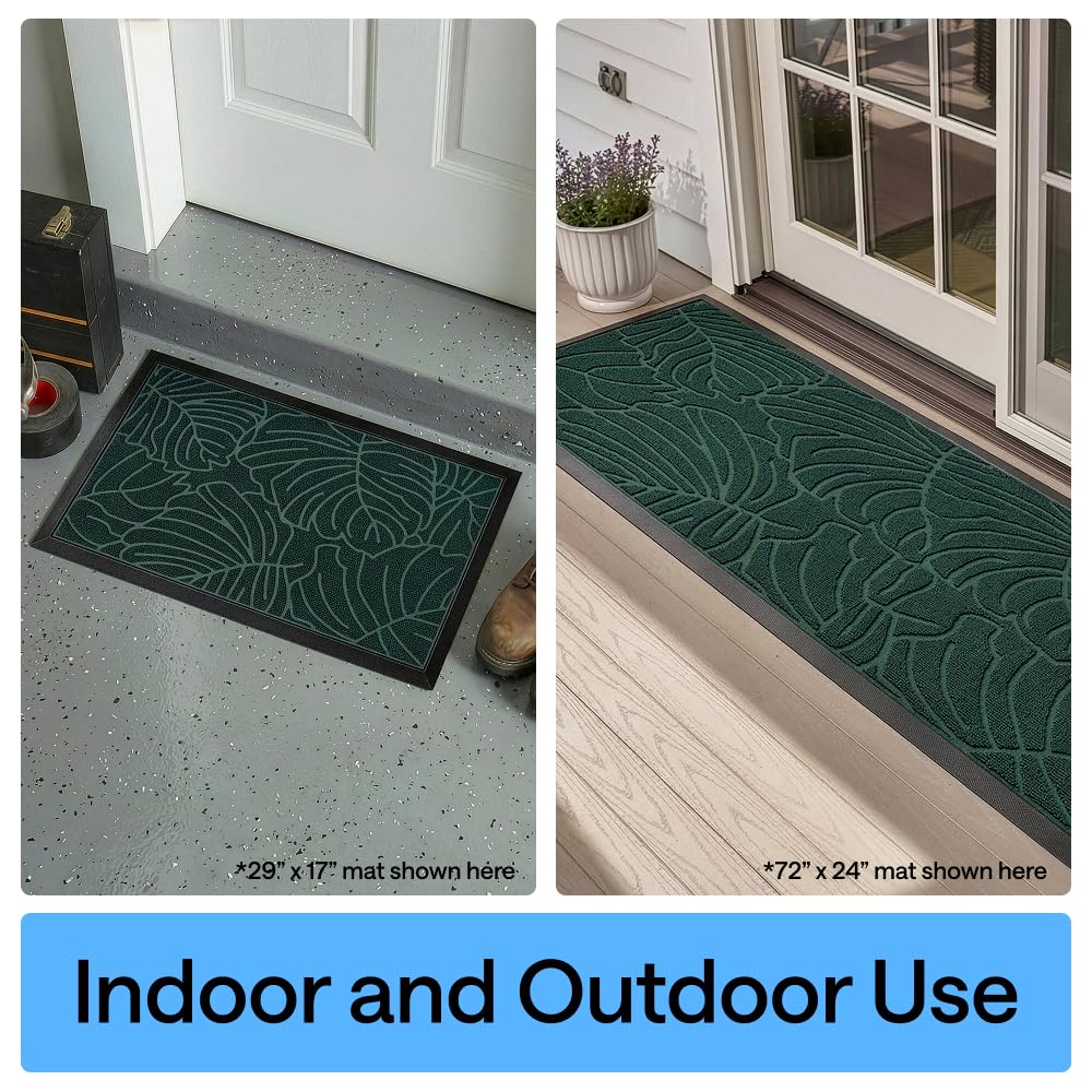 Green palm color adds a fresh welcome look for modern homes.